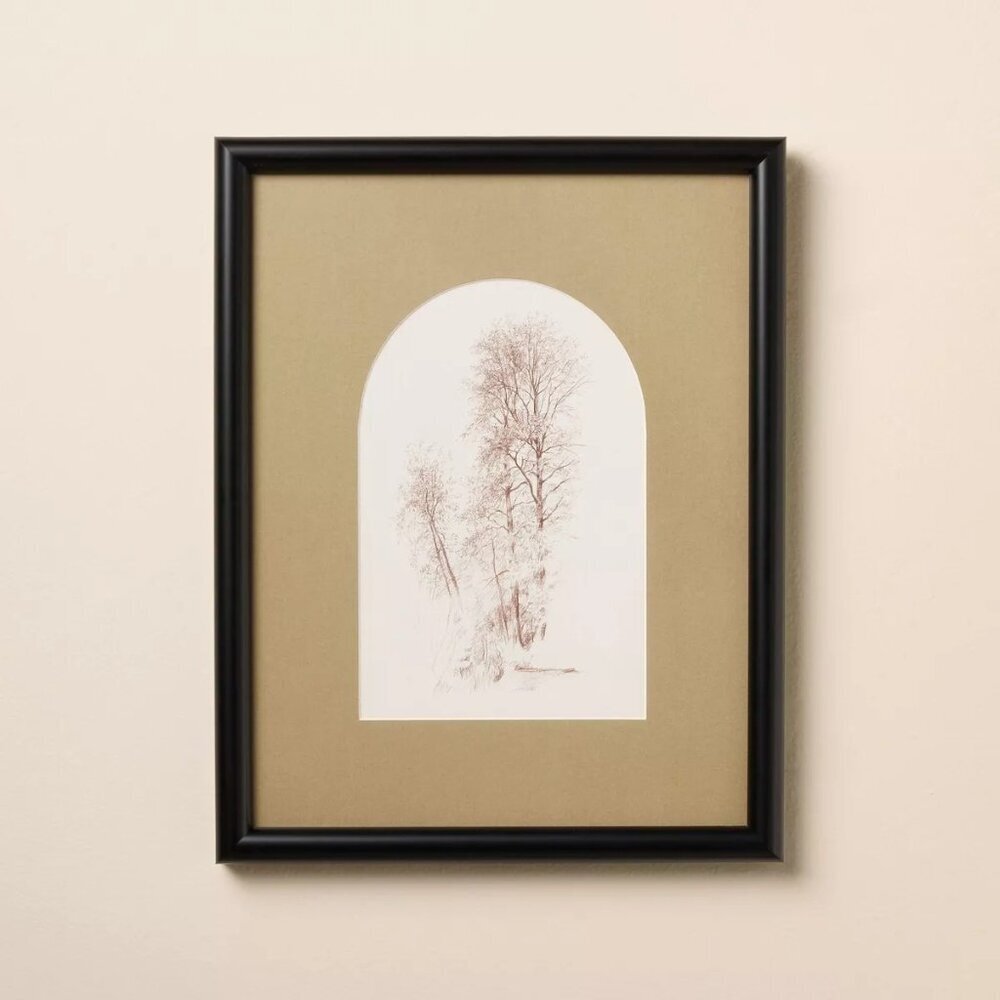 11x14 Sepia Tree Framed Wall Art - Hearth‎ & Hand Magnolia, Target Fall 2024